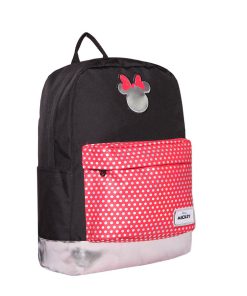 תיק גב לנוער דגם LARA DISNEY  שחור-אדום -  OUTDOOR