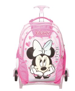 תיק אורטופדי X BAG TROLLEY דגם מיני מאוס ורוד - KAL GAV