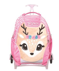 תיק אורטופדי X BAG TROLLEY דגם איילה ורוד - KAL GAV