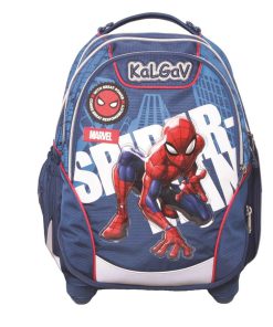 תיק אורטופדי X BAG  דגם ספיידרמן כחול - KAL GAV