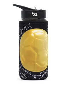 בקבוק שתיה לילדים 500 מ"ל + כיסוי תרמי במגוון דגמים + הדבקת שם - KAL GAV – תמונה 4