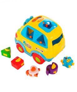 אוטובוס מיון צורות דובר עברית SPARK TOYS