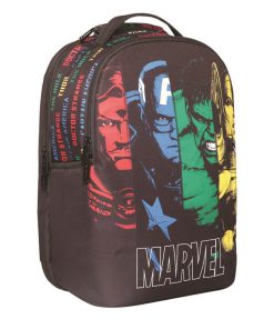 תיק גב לנוער דגם MARVEL 4 CHARACTERS שחור - OUTDOOR