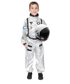 תחפושת לפורים אסטרונאוט כסוף - אדר