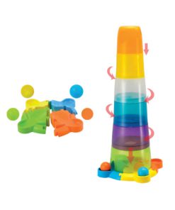 פעלולון מגדל כוסות השחלת כדורים - WINFUN