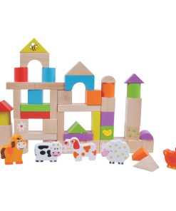 דלי קוביות בחווה שלי 50 חלקים  PitToys