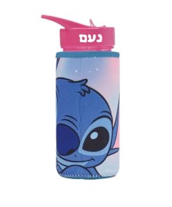 ⁦בקבוק שתיה לילדות 500 מ"ל  + כיסוי תרמי במגוון דגמים + הדבקת שם - KAL GAV⁩ – תמונה ⁦4⁩