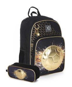 תיק גב אורטופדי XD דגם Gold Soccer + קלמר - KAL GAV