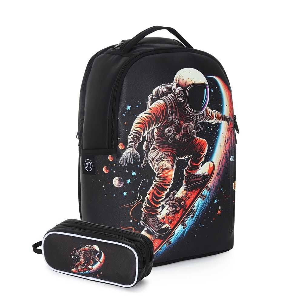 תיק גב לנוער XD Astronaut + קלמר - OUTDOOR