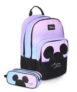 תיק גב לנוער +קלמר Disney Gradient Mickey