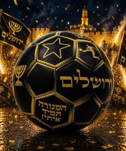 כדור כדורגל - כדור אוהדים ירושלים שחור