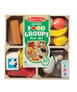 סט קבוצות מזון מעץ Melissa & Doug