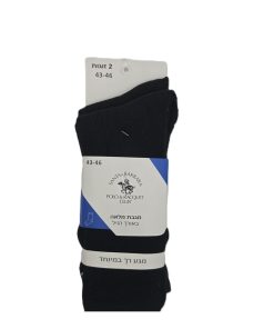 6 זוגות גרבי מגבת מלאה לגברים POLO