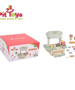 דוכן גלידה קטן מעץ PITOYS